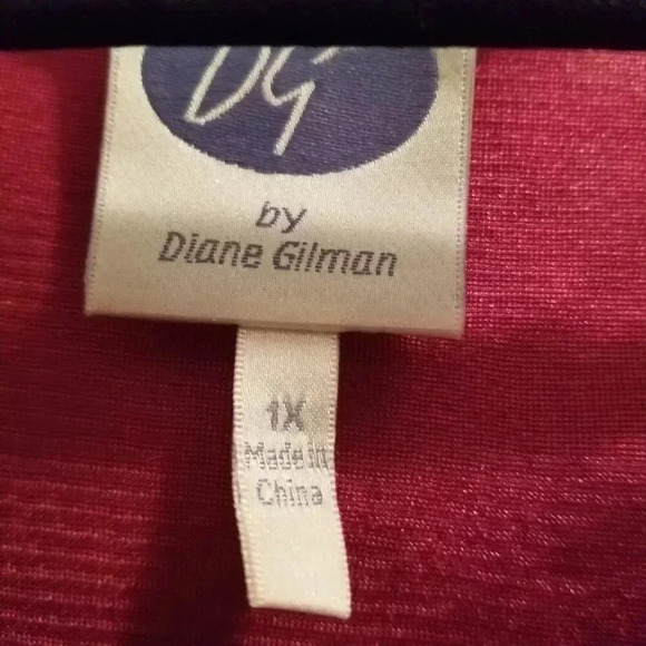 Diane Gilman Women's Boho Dainty Fairycore Dainty Pastel Pink Top Plus Sz 1X - Picture 4 of 6